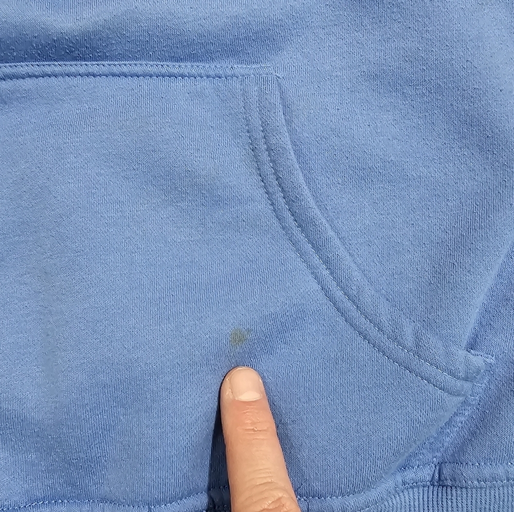 Vinyl Icons Blue Malibu California Quarter Zip Pullover Sweatshirt M Preppy Cozy - Picture 6 of 8